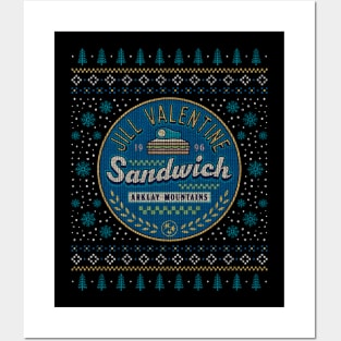 Jill Valentine Sandwich Christmas Posters and Art